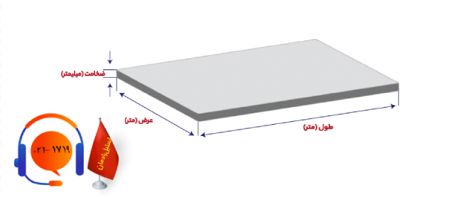 عرض ورق استیل 304-استیل رادمان